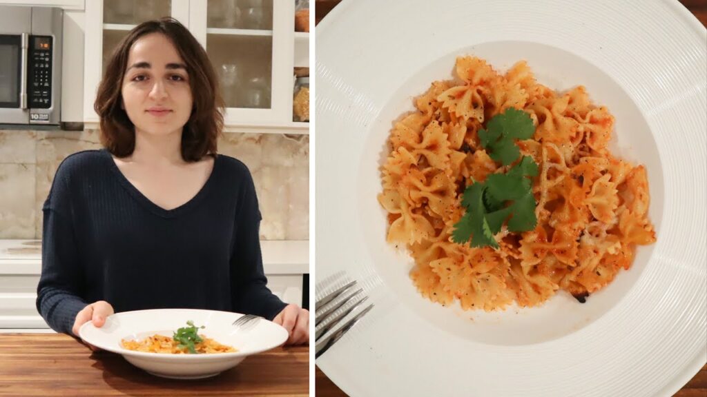 Lilyth Makes A 5 Ingredient Vegan Pasta Bake – Heghineh Cook…