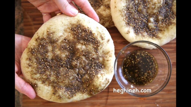 How to Make Zaatar Bread – Middle Eastern Cuisine – Heghineh…
