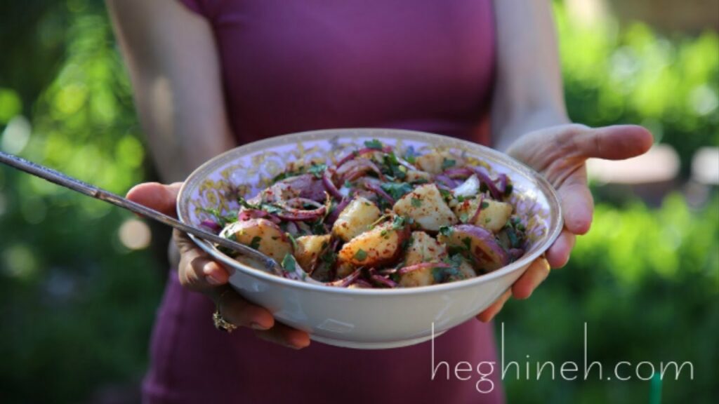 Vinegar Potato Salad Recipe – Armenian Cuisine – Heghineh Co…