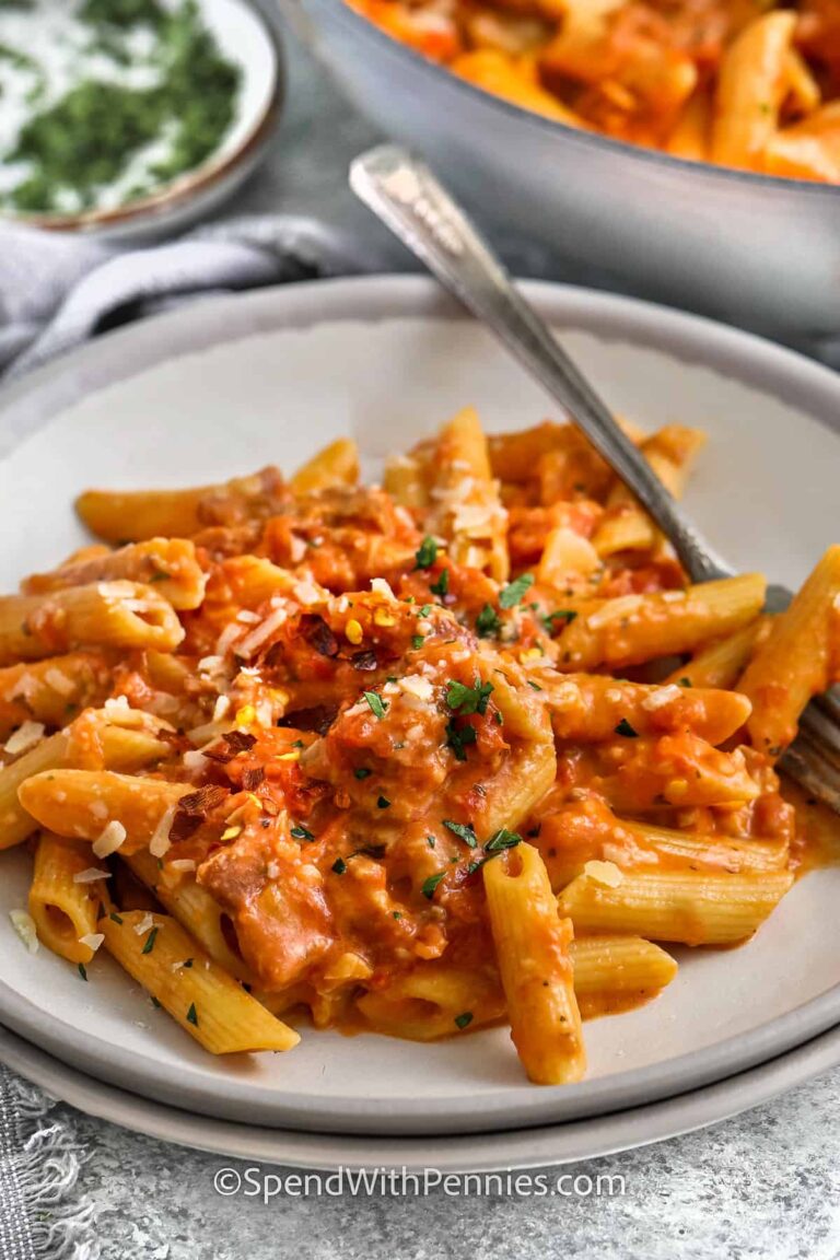 Penne Alla Vodka – Spend With Pennies