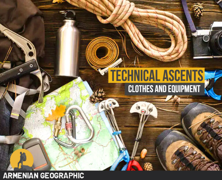 List of equipment for technical ascents