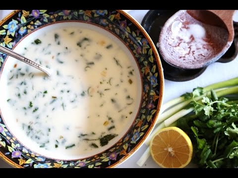 Armenian Yogurt Soup Spas Recipe – Սպաս – Heghineh Cooking S…