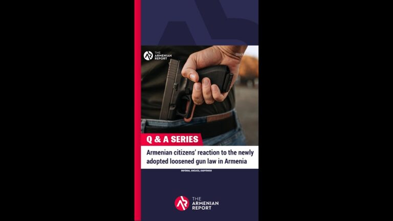 TEASER VIDEO: Armenian citizens’ reaction to the newly adopted loosened gun laws [ #shorts ]
