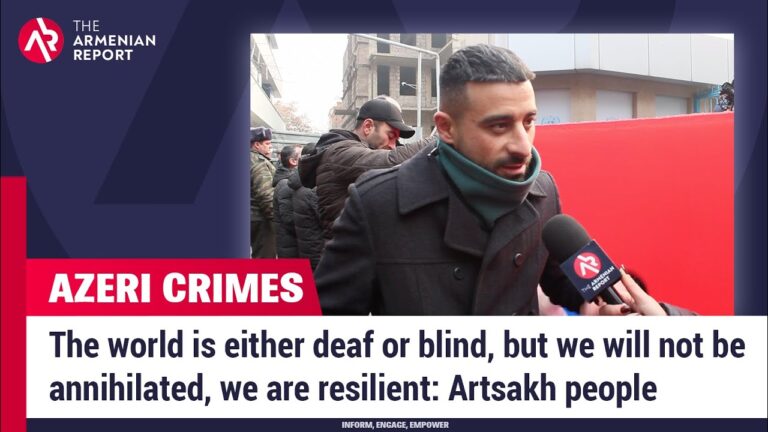 The world is either deaf or blind, but we will not be annihilated, we are resilient: Artsakh people