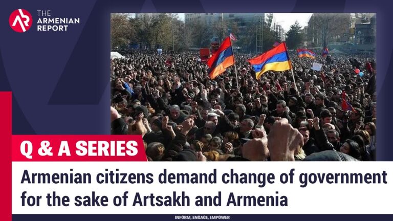 Armenian citizens demand change of government for the sake of Artsakh and Armenia