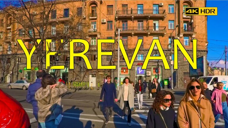 Sunny Stroll Through Yerevan’s Heart, Jan 25, 2025, 4K HDR 60fps