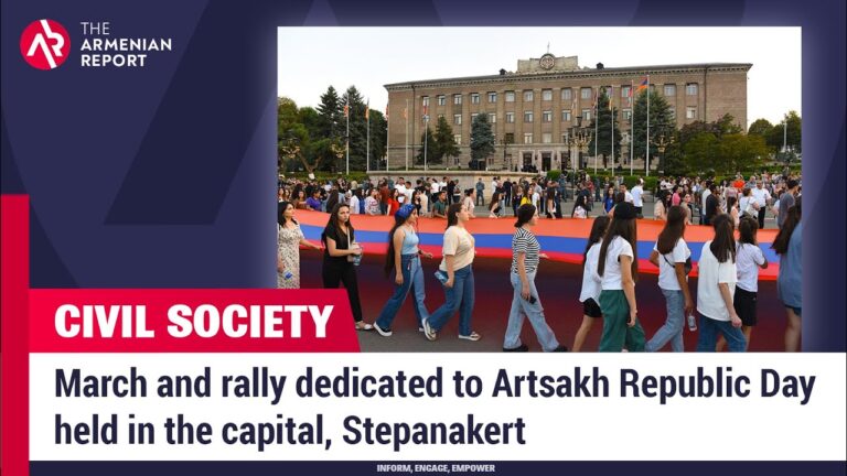 March and rally dedicated to Artsakh Republic Day held in the capital, Stepanakert March and rally dedicated to Artsakh Republic Day held in the capital, Stepanakert