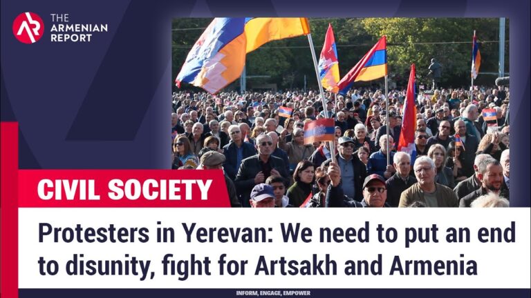 Protesters in Yerevan: We need to put an end to disunity, fight for Artsakh and Armenia