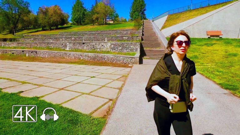 Walking Tour, Yerevan, Armenia, Halabyan Street,  May 9, 2022, 4K 60fps