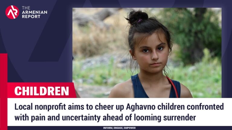 Nonprofit cheers up Aghavno children confronted with pain and uncertainty ahead of looming surrender