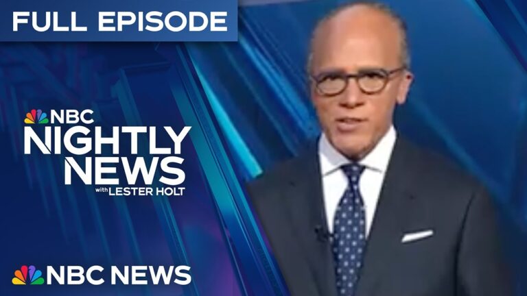 Nightly News Full Episode – April 30