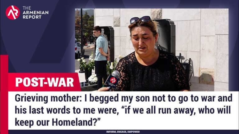 Grieving mother: I begged my son not to go to war,  “if we all run away who will keep our Homeland?”
