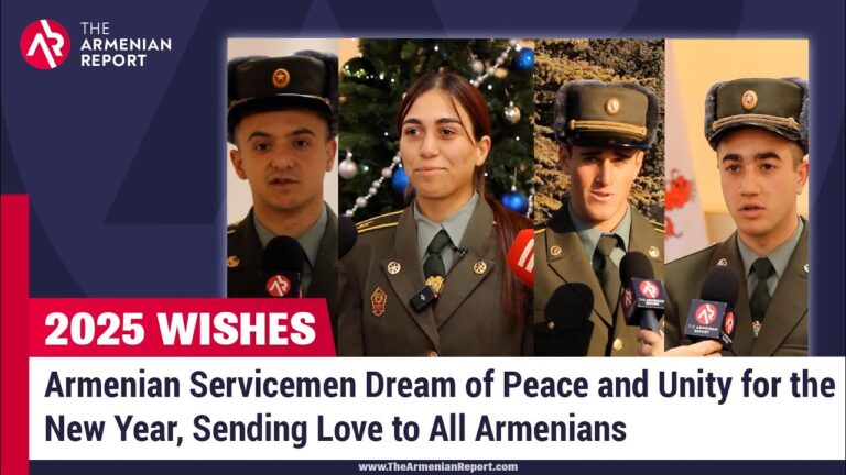 Armenian Servicemen Dream of Peace and Unity for the New Year, Sending Love to All Armenians