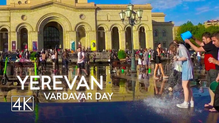 VARDAVAR, Yerevan, Armenia, 2022, Driving Tour, 4K 60fps