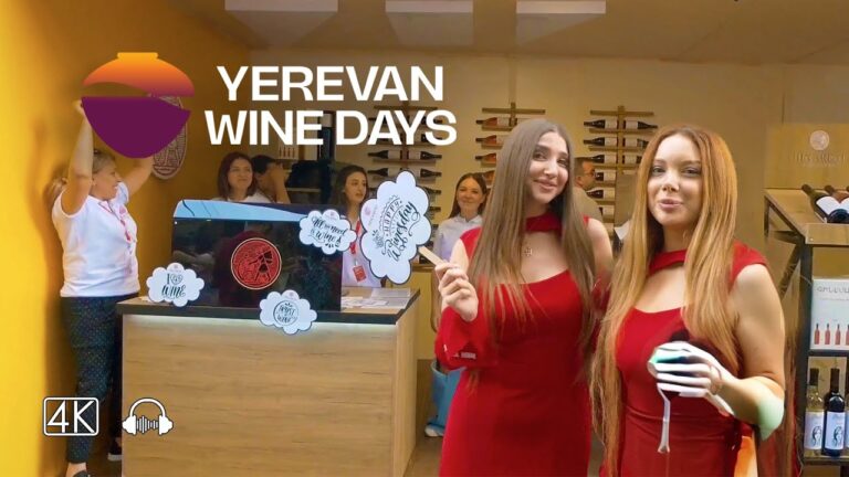 Wine, Music, and Fun! Inside Yerevan Wine Days 2024, June 9, 4K 60fps