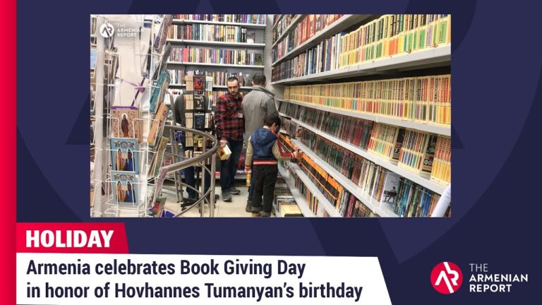 Armenia celebrates Book Giving Day in honor of Hovhannes Tumanyan’s birthday – 2022 Armenia celebrates Book Giving Day in honor of Hovhannes Tumanyan’s birthday – 2022