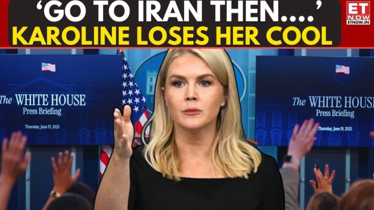 Karoline Leavitt Slams Reporter, Drops A Big Statement On Iran Amid Conflict | World News | US News