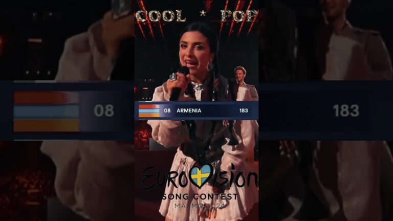 Армения 🇦🇲 результаты после Финала! #eurovision 2024 #ladaniva #shorts