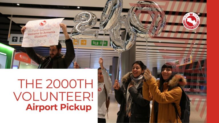 WELCOMING OUR 2000TH VOLUNTEER!