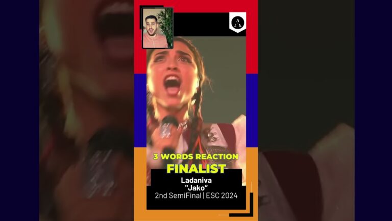 ARMENIA 🇦🇲 2nd Semi-Final ESC 2024 | Ladaniva – “Jako” | FABReacts 3 Words REACTION #shorts