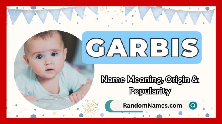 Garbis – Baby Boy Name Meaning, Origin & Popularity – RandomNames.com