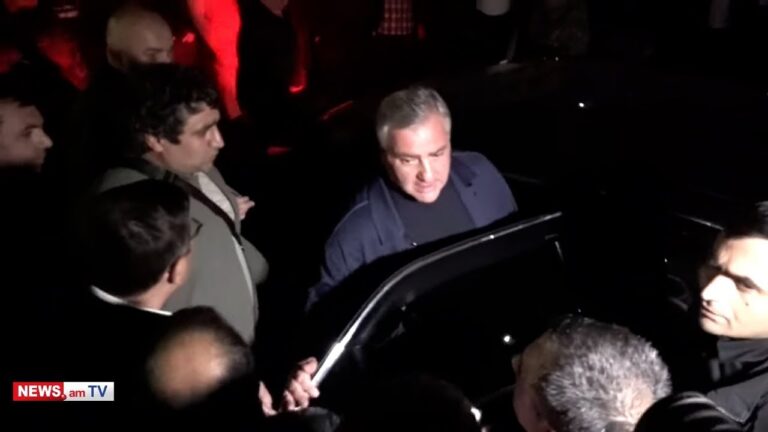 ՈՒՂԻՂ. Սամվել Կարապետյանը փոխոստիկանապետի ուղեկցությամբ հեռացավ առանձնատնից