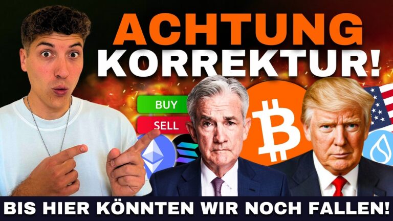 Bitcoin fällt: Noch TIEFER? 🚨 JA, aber kein Grund zur Panik! HIER stocke ich fett auf!