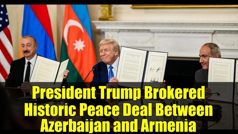 President Trump Brokered Historic Peace Deal Between Azerbaijan and Armenia