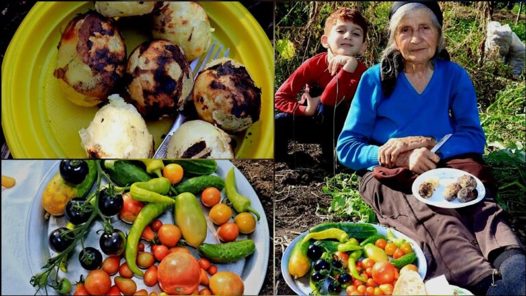 Կարտոշկեն Հանեցինք -Թրերեց Արեցինք-Մի Լավ Կերանք Խմեցինք Копаем Картошку-Самая Вкусная Еда В Осенью