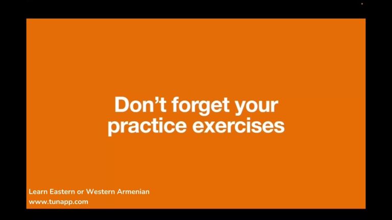 🇦🇲 Eastern and Western Armenian Suffixes 1 – Free Lesson from Tun Online Armenian School