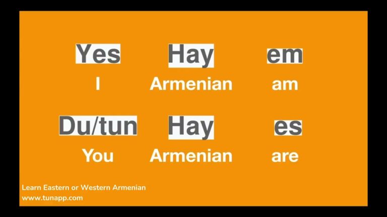 🇦🇲 😊 Day 4 Armenian Challenge – Free Lesson from Tun Online Armenian School