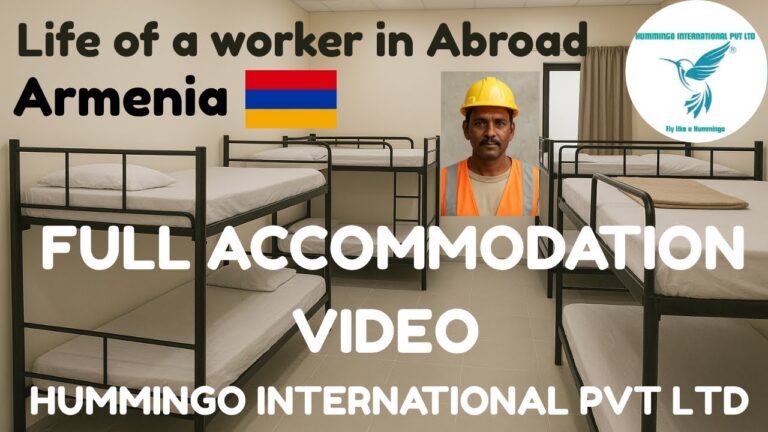 Life of workers in Abroad | life in Armenia | life in Europe | full accommodation video #job #cv