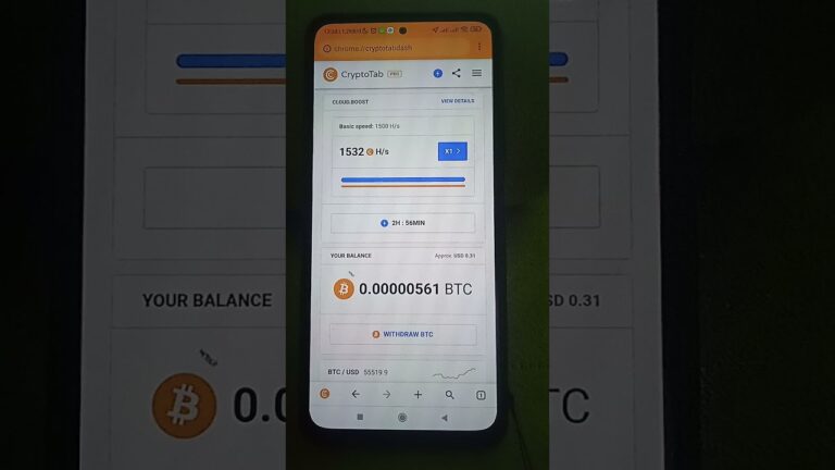 Proses penambangan Bitcoin di hp Android #shorts #short #shortvideo #shortsvideo