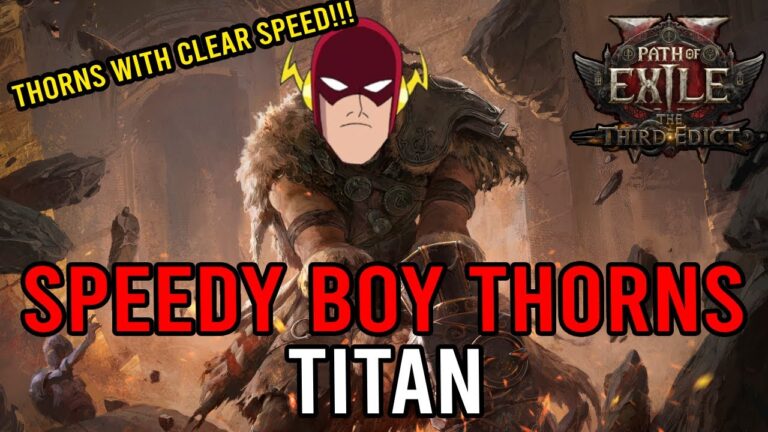 Speedy Boy Thorns Titan | 70,000 Armour + 30k Thorns Damage | Kalltorak Path of Exile 2