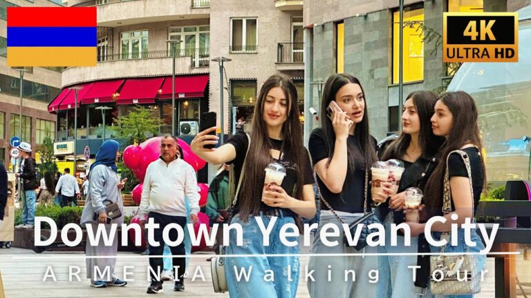 🇦🇲Yerevan, Armenia Walking Tour – 4K City Center Tour 2025