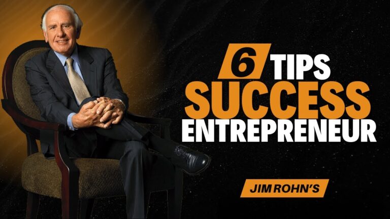 6 Tips on Being a Successful Entrepreneur inspire by Jim Rohn Motivation