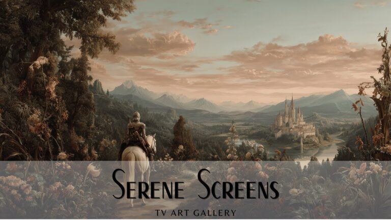 Knight In Shining Armour Romantasy Fantasy Landscape – TV Art Display, Screensaver, Wallpaper