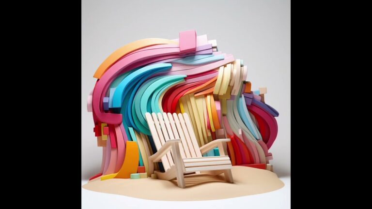 Abstract art made through AI Midjourney by @vartist