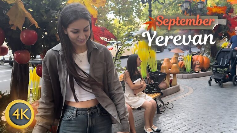 [4K] Yerevan in September 2025 | Walking Through Crowds, Lively Streets & City Life