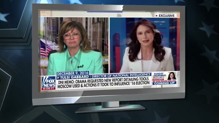 Tulsi Gabbard with Maria Bartiromo