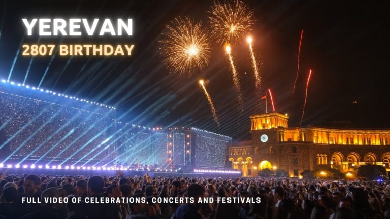 [4K] Yerevan, Armenia – Erebouni Yerevan 2807 Festive (2025) — Full City Day Walk