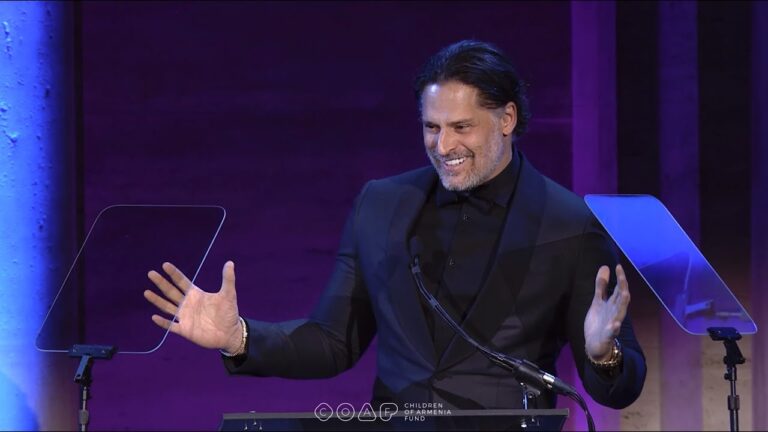 Joe Manganiello’s Speech at Fundraiser for Children in Armenia, 21st Annual COAF Holiday Gala