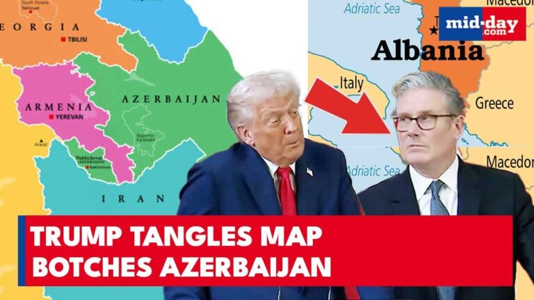Trump CONFUSES Armenia with Albania, Calls Azerbaijan “Aberbian” | Press Con Blunder with Starmer
