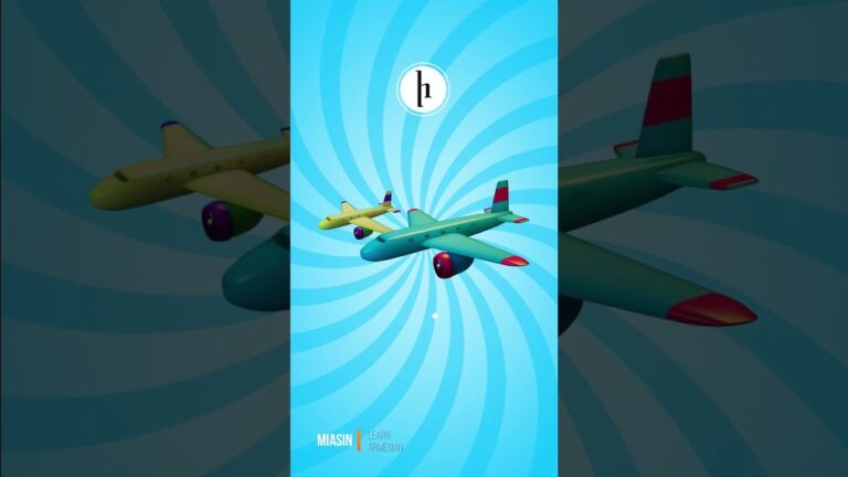 Ի✈️Armenian Letter [ i ] AIRPLANE | Reading Armenian ABC #armenianlanguage #learnarmenian #abc