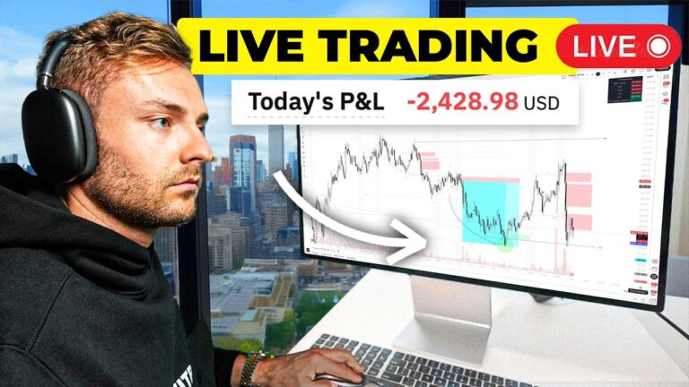 LIVE TRADING CRYPTO – Losing ,428 In A Day Risking k (10x Strategy)
