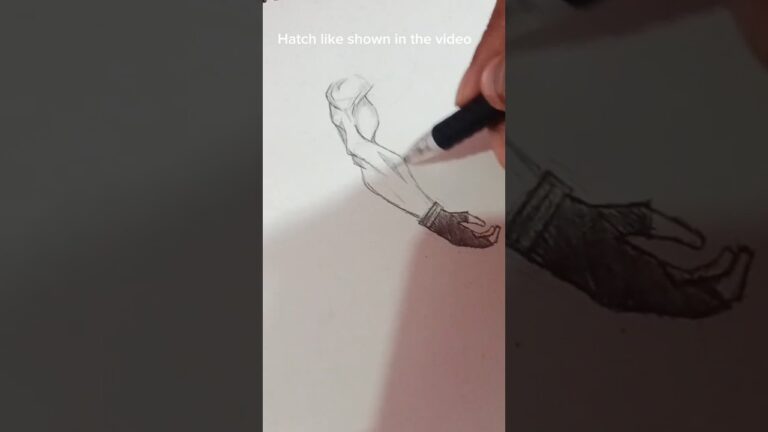 How to draw male arm anima #art #drawing #shorts#armdrawing