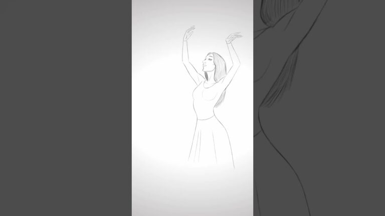 Armenian Beauty: Hand-Drawn Dance Animation #animation #dancer #drawing