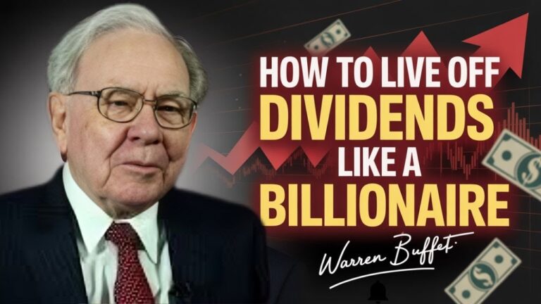HOW TO LIVE OFF DIVIDENDS LIKE A BILLIONAIRE – SIMPLE LONG-TERM STRATEGY FOR PASSIVE INCOME