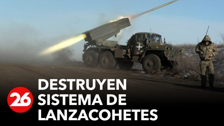 UCRANIA | Así destruyen sistema de lanzacohetes las fuerzas armadas ucranianas