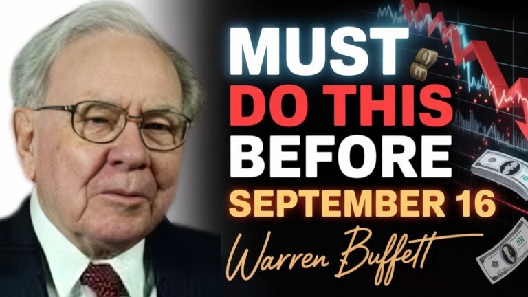 MAJOR STOCK MARKET UPDATE MUST DO BEFORE SEPTEMBER 16 | URGENT INVESTING STRATEGY 2025 | BY BUFFETT MAJOR STOCK MARKET UPDATE MUST DO BEFORE SEPTEMBER 16 | URGENT INVESTING STRATEGY 2025 | BY BUFFETT